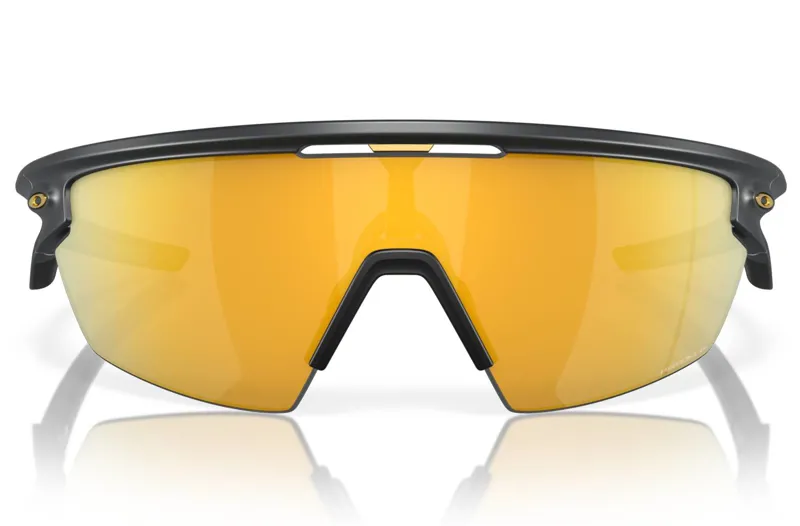 Oakley Sphaera Glasses in Matt Carbon with Prizm 24K Gold Polarized Lens-1