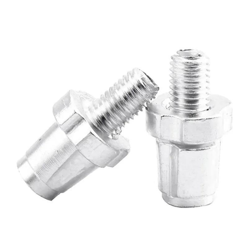 Weldtite Aluminium M7 7mm Brake Cable Adjuster Pair in Silver