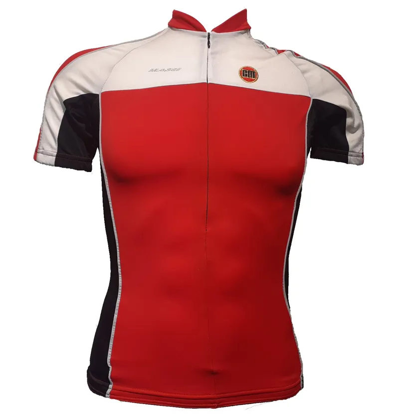 Massi Codigo Short Sleeve Jersey in Red Silver size Large