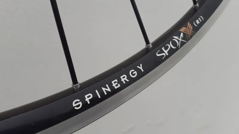 Spinergy Spox 700c Road Wheel Set for 8/9 Speed Rim Brake in Black Silver NOS Shop Soiled-2