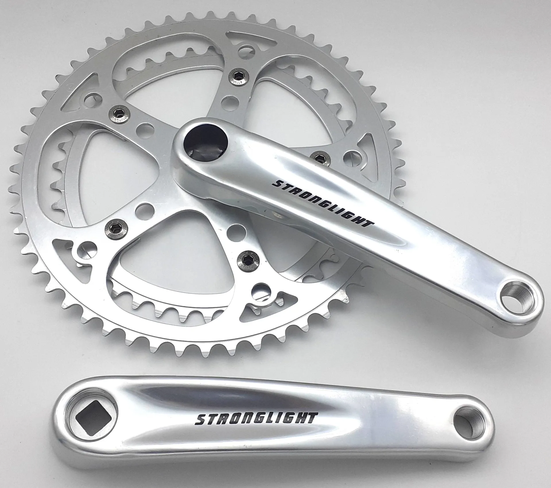 Stronglight Compact Double Chainset Crankset Stronglight Z'Light