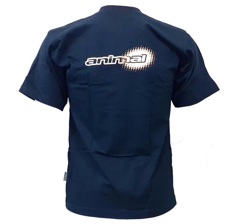 Animal Casual T-Shirt in Dark Blue size Small-1