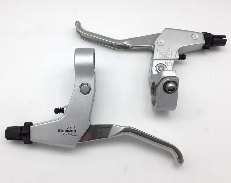 Shimano Alivio MC18 V-Brake Lever Set in Silver-1