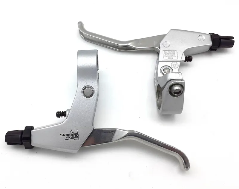Shimano Alivio MC18 V-Brake Lever Set in Silver