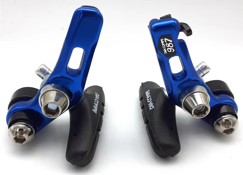Dia-Compe 987 Cantilever Brake in Anodised Blue NOS  Shop Soiled-2