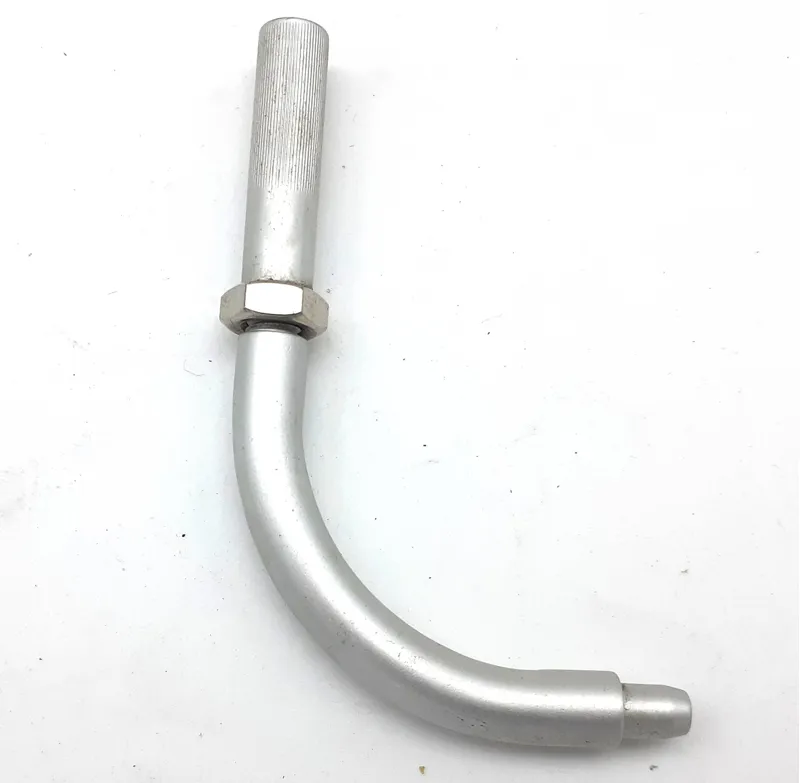 Tektro 90 Degree V-Brake Lead Pipe in Silver