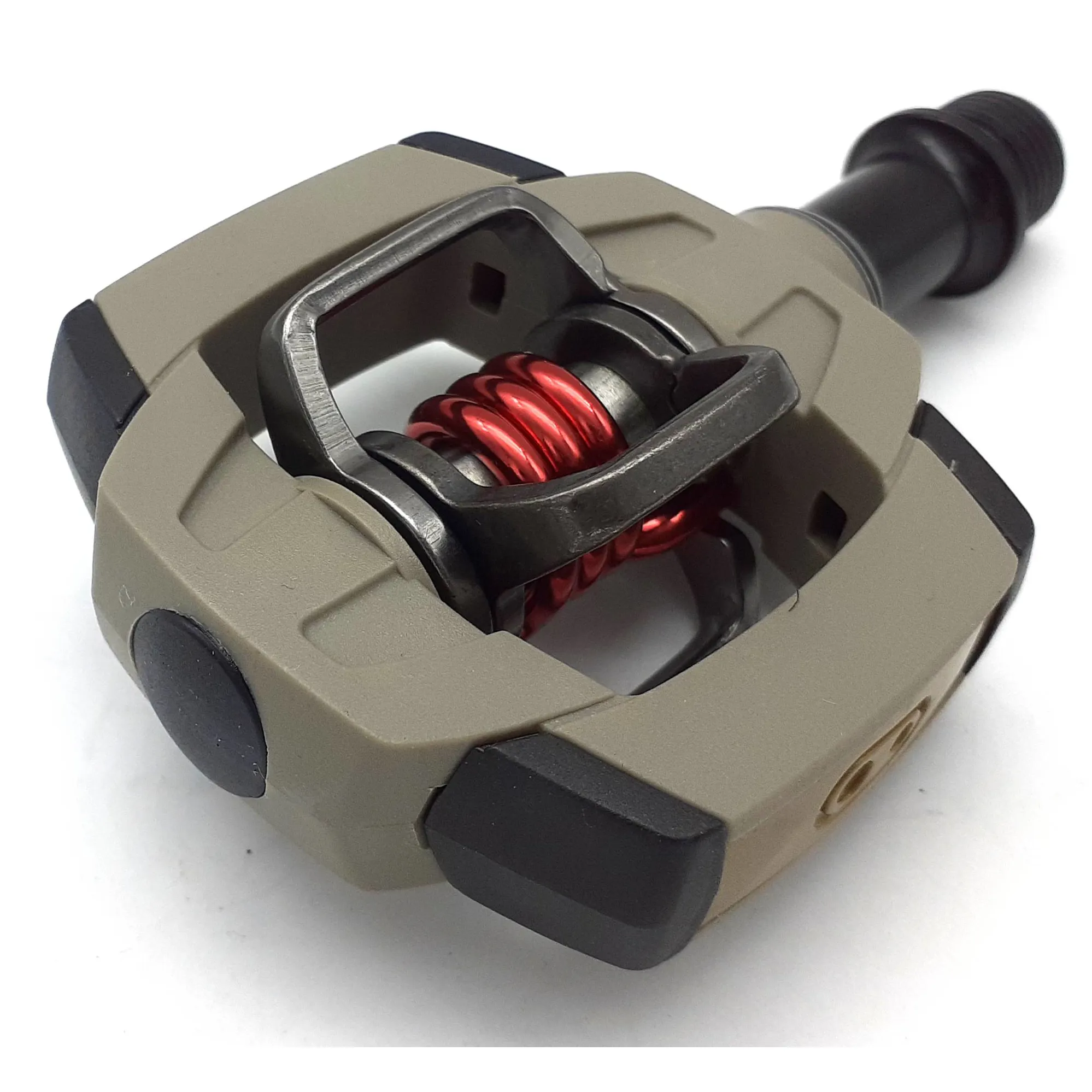 Crank Brothers Smarty Clipless MTB or Gravel Pedals in Grey/Red OEM