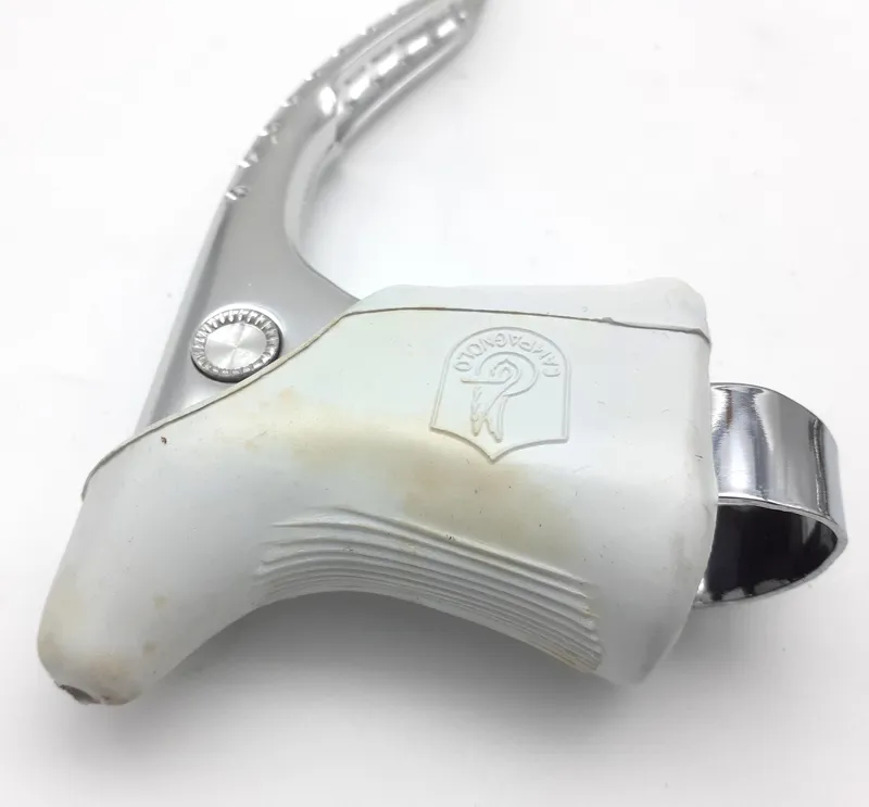 Campagnolo Victory Full Brake Set In Silver with White Hoods NOS Shop Soiled-3