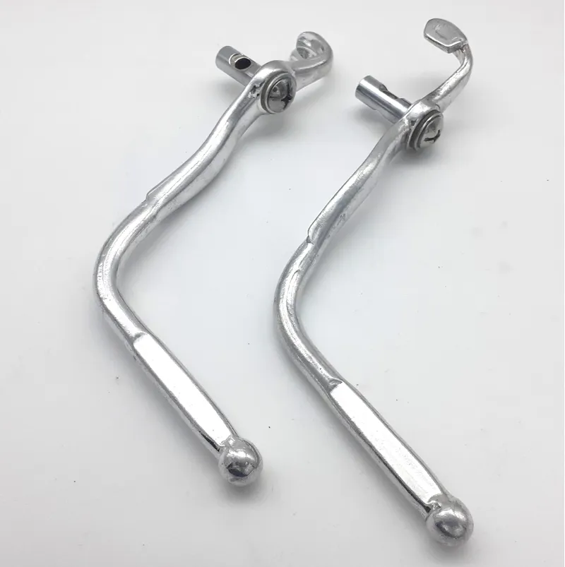 Kirk And Merifield Alloy Safety Levers for Drop Bars in Silver-1