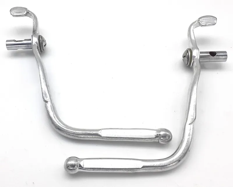 Kirk And Merifield Alloy Safety Levers for Drop Bars in Silver-2
