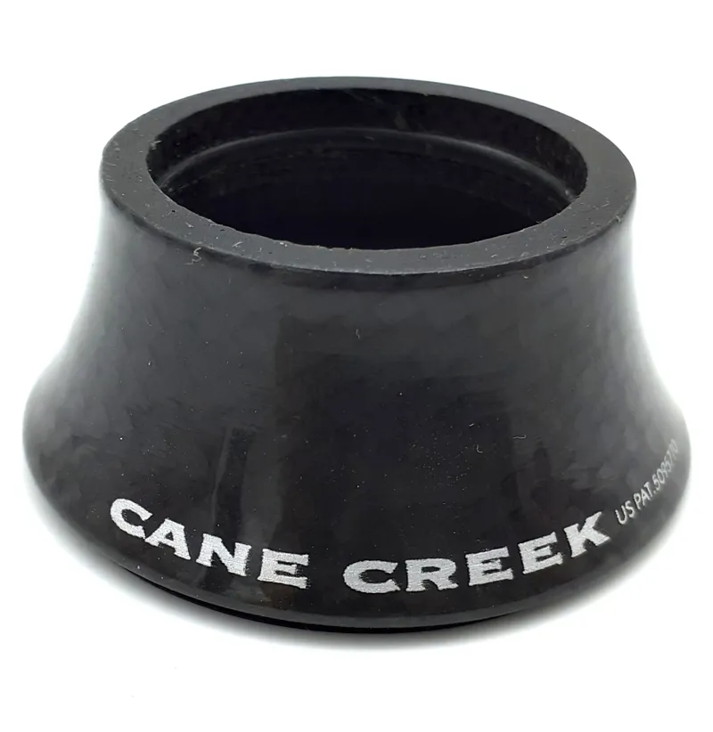 Cane Creek Carbon Fiber 20mm Conical Shape 1-1/8 Headset Cover in Gloss Carbon Weave