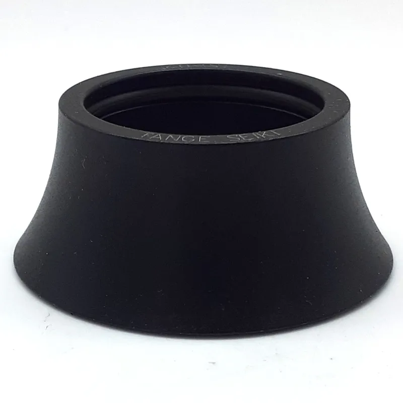 Tange Seiki Alloy 20mm 2mm Recess Conical Shape 1-1/8 Headset Cover in Peened Black
