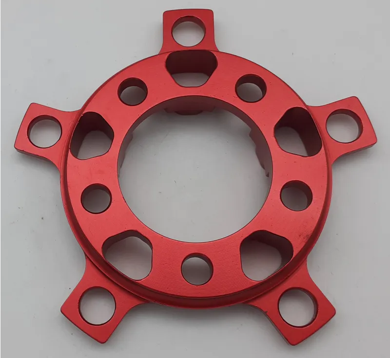 Pace RC-21 STX Chainring Spider Adaptor in Anodised Red NOS-2