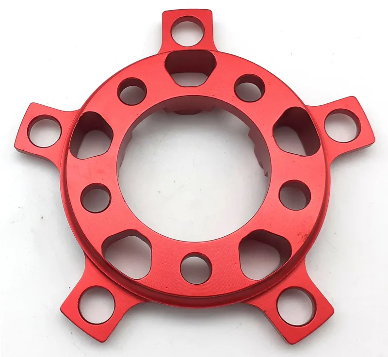 Pace RC-21 STX Chainring Spider Adaptor in Anodised Red NOS-1