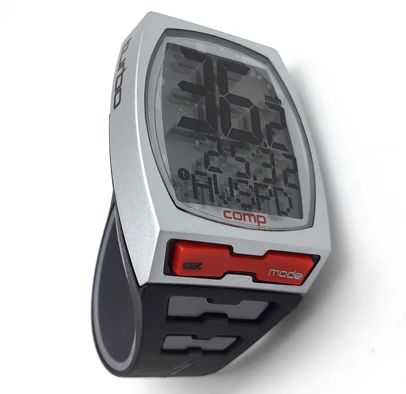 Specialized Turbo Comp Cyclocomputer 10 Function Wired Bike Computer in Silver NOS 2005-1