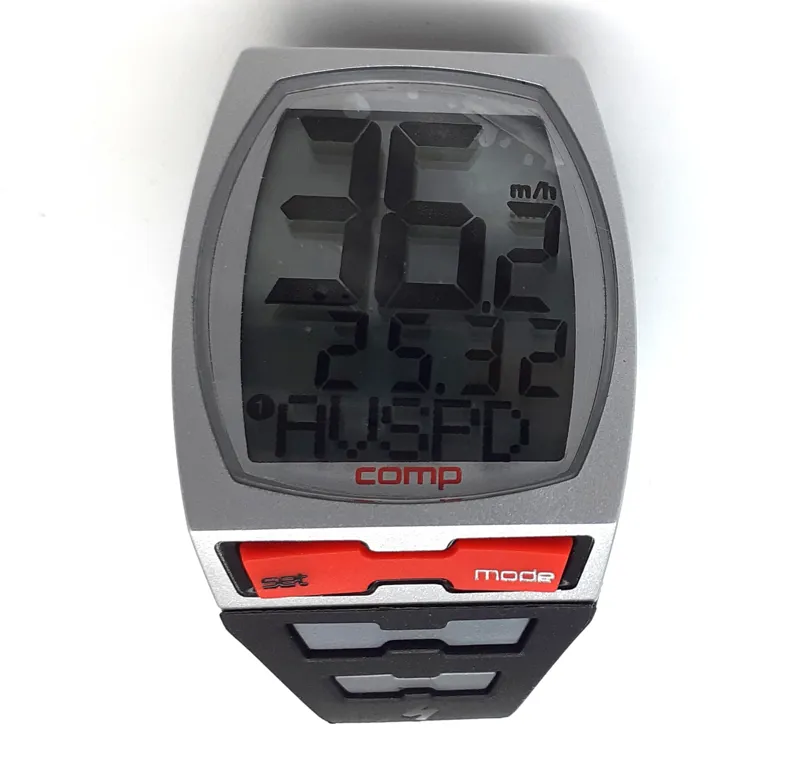 Specialized Turbo Comp Cyclocomputer 10 Function Wired Bike Computer in Silver NOS 2005