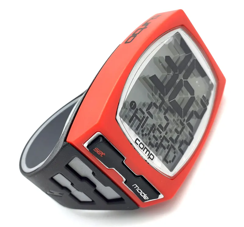 Specialized Turbo Comp Cyclocomputer 10 Function Wired Bike Computer in Red NOS 2005-1