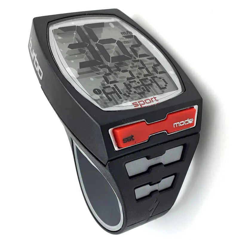 Specialized Turbo Sport Cyclocomputer 7 Features Wired Bike Computer in Black NOS 2005-1