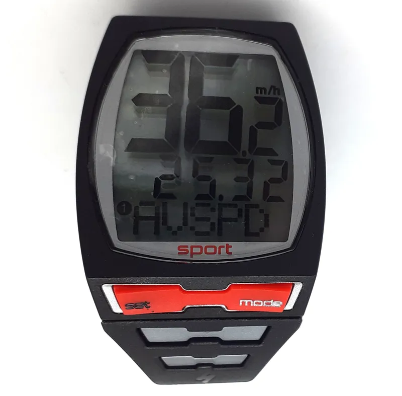 Specialized Turbo Sport Cyclocomputer 7 Features Wired Bike Computer in Black NOS 2005