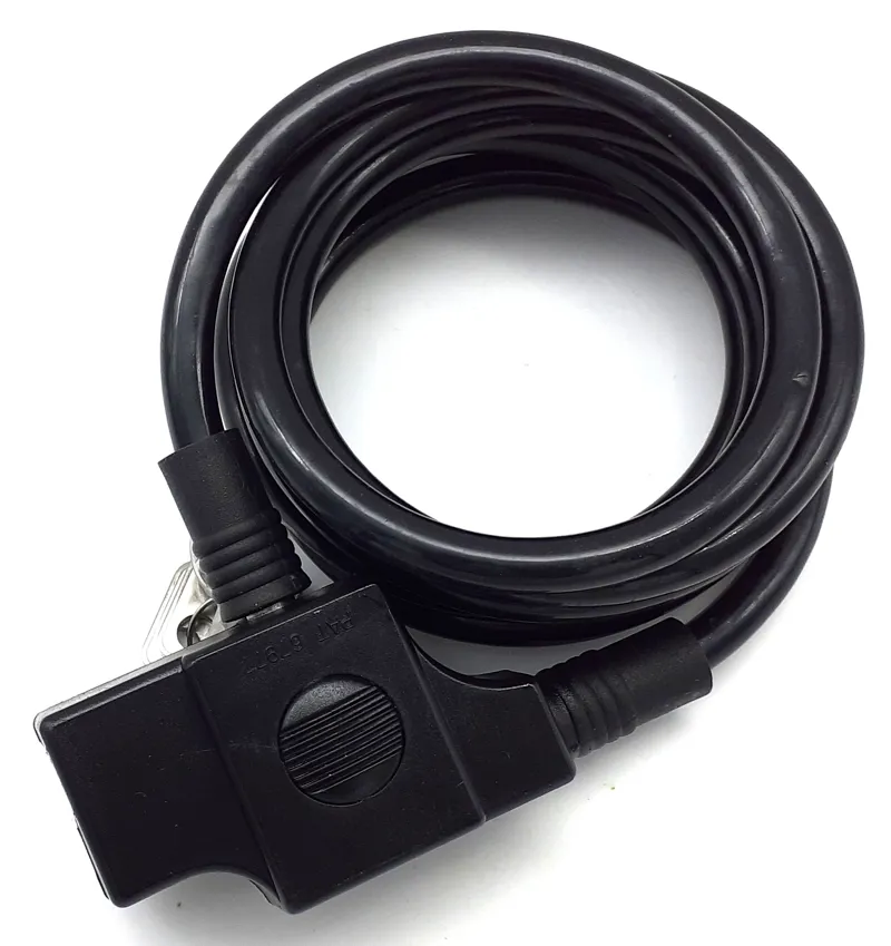 Citadel Click 6 Foot Long x 7mm Cable Lock in Black