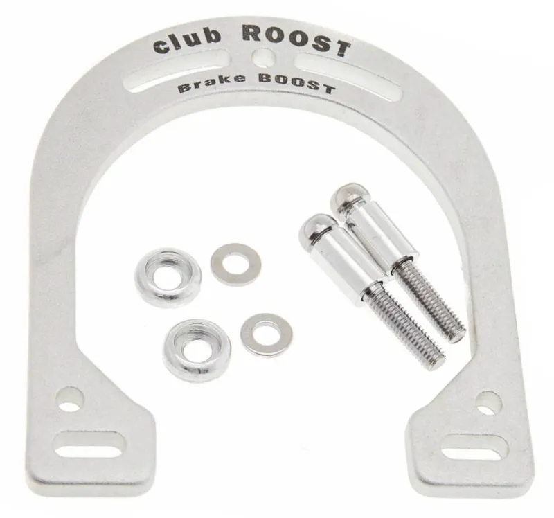 Club Roost Brake Boost Booster Plate in Silver