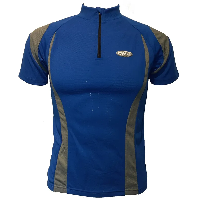 Chiba Short Sleeve Jersey in Blue Size Large