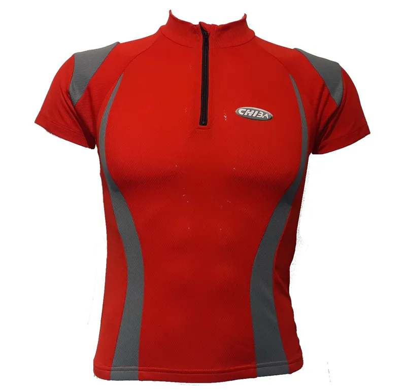 Chiba Short Sleeve Jersey in Red Size Medium