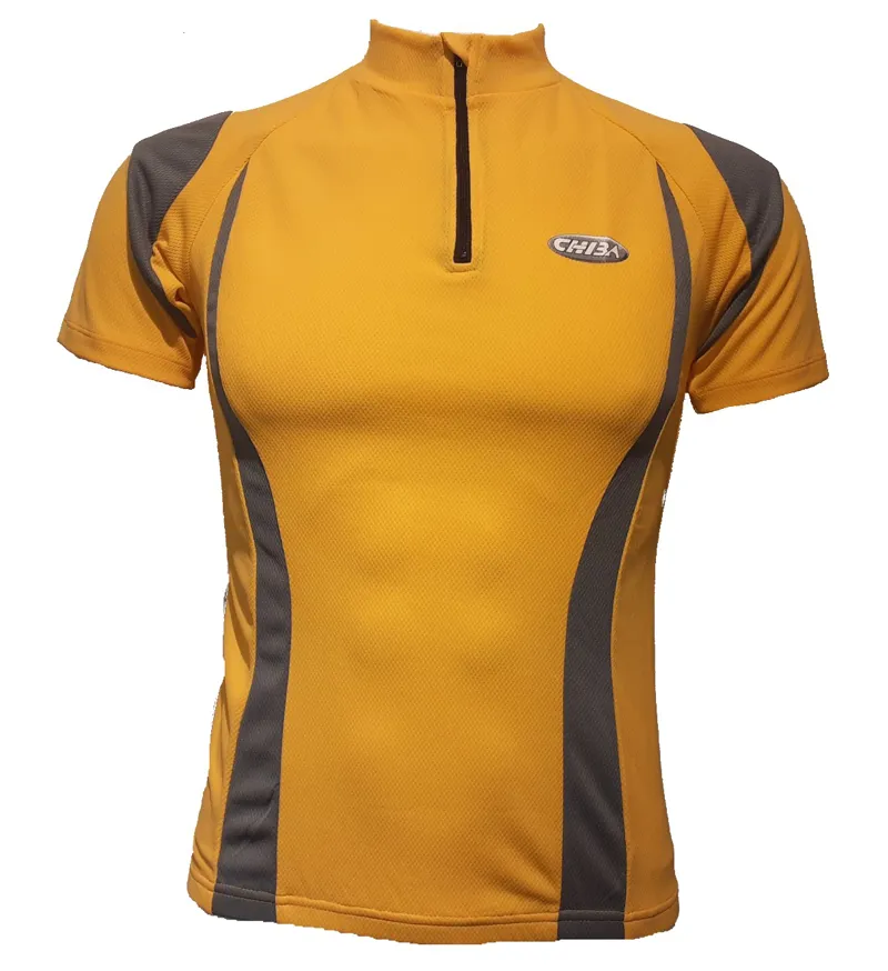 Chiba Short Sleeve Jersey in Mango Size Large