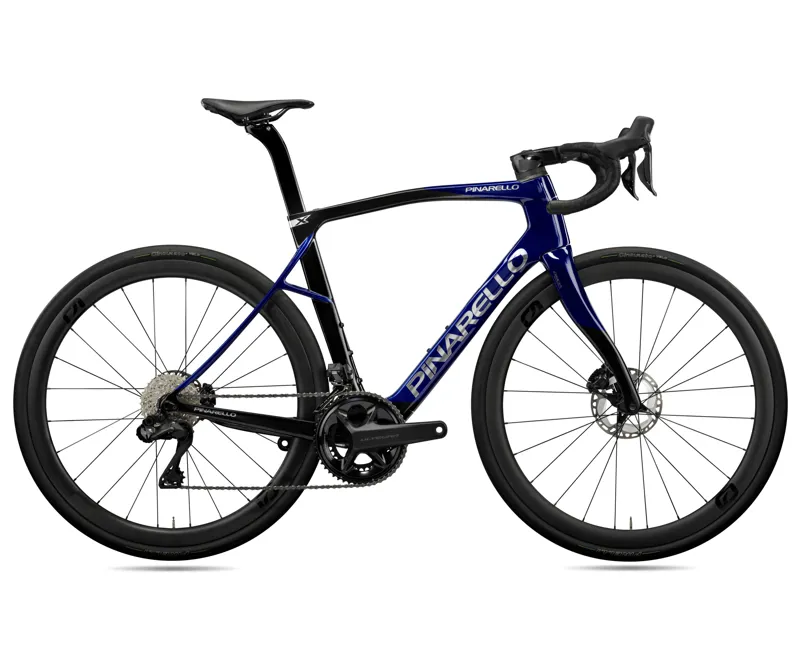 Pinarello X7 Disc with Ultegra Di2 12 Speed and Most Carbon Wheels in Xpeed Blue