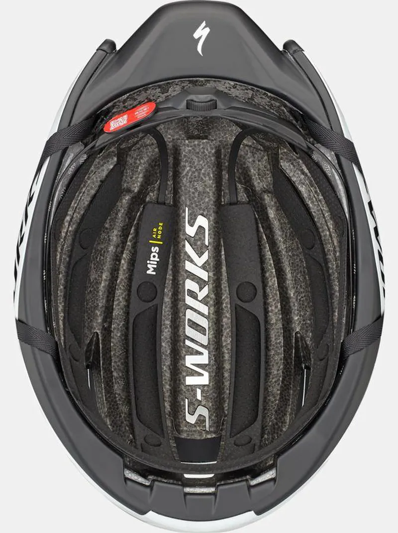 Specialized S-Works Evade 3 Helmet in Team White/Black size Large-7