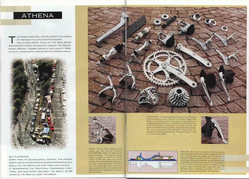 Campagnolo Athena BR-AT005 Monoplaner Brake Pad Set of 4-3