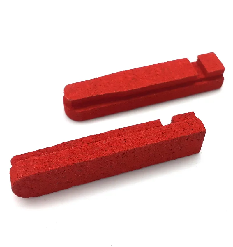 Fibrax ASH440 Pad Inserts for Carbon Rims in Red