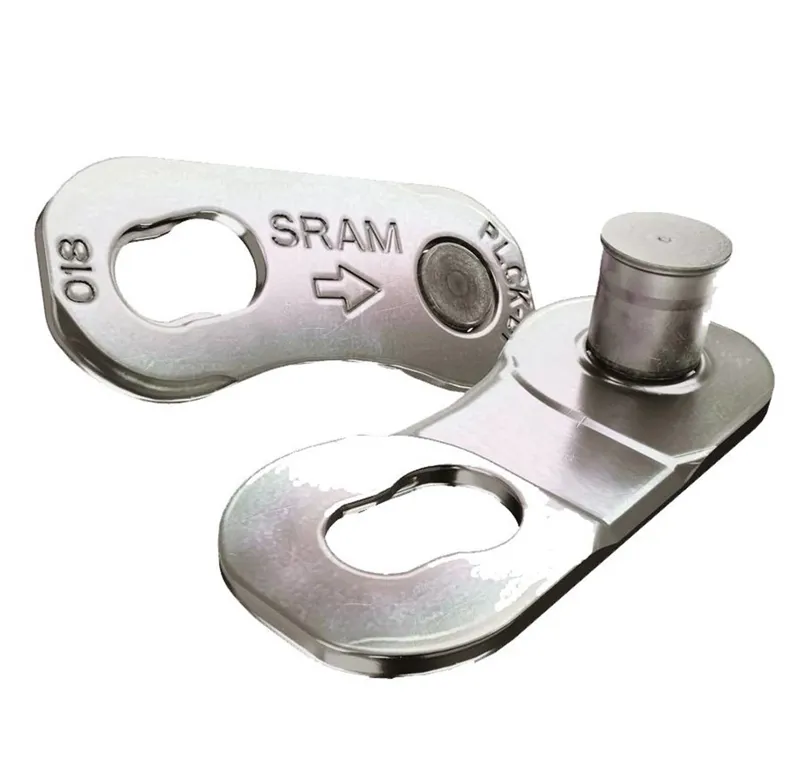 Sram Powerlock 12-Speed Flat Top Road Chain Connector in Silver