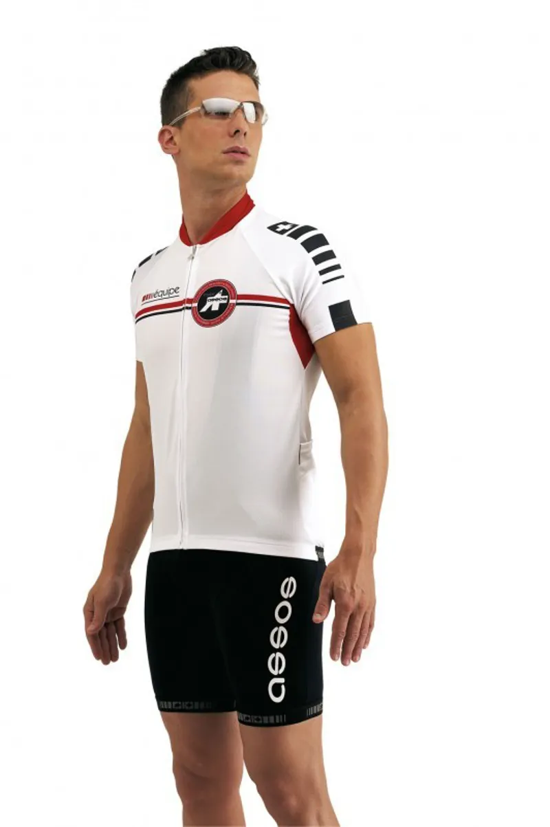 Assos Equipe Jersey in White Red size Large-2