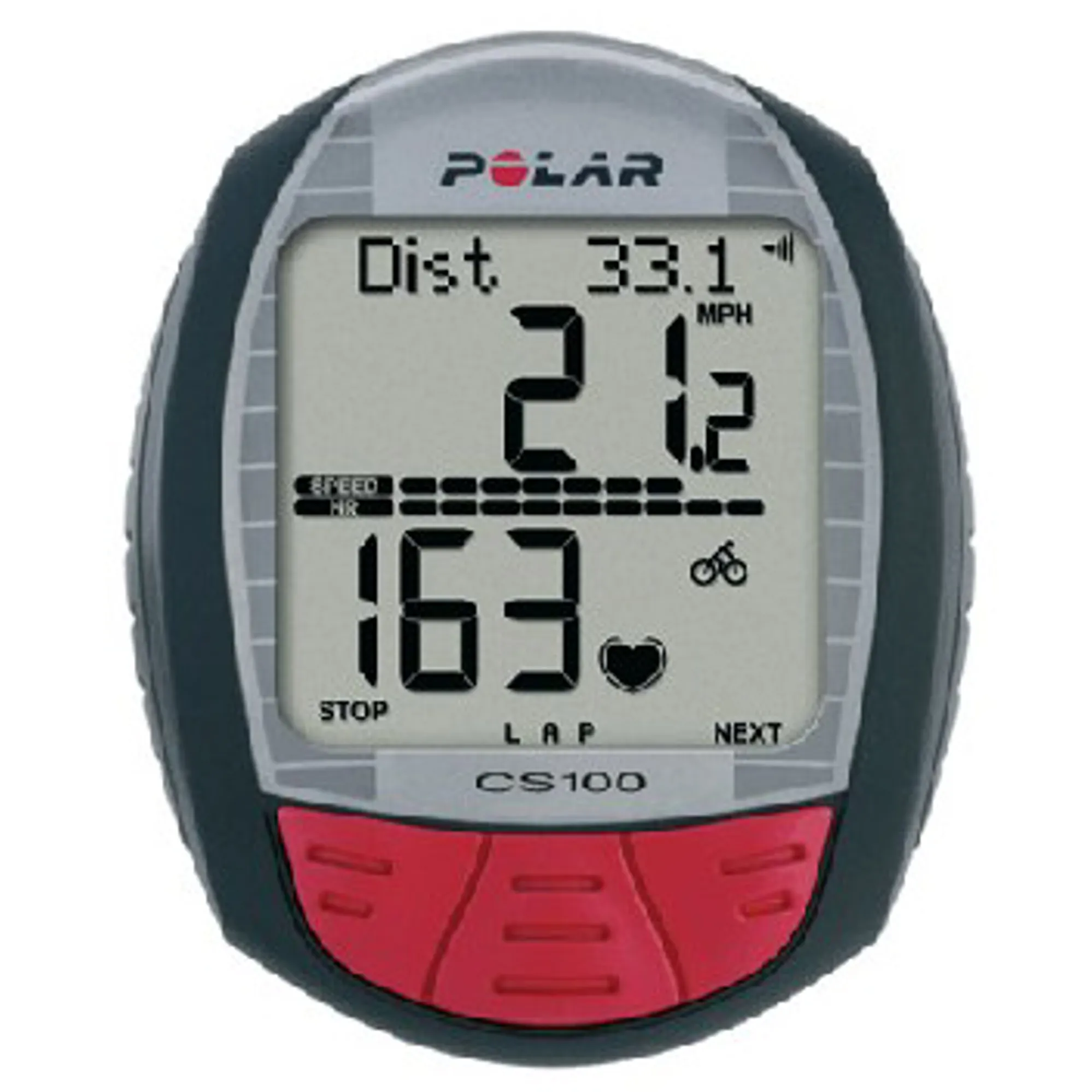 Polar CS100b Bike Computer in Grey