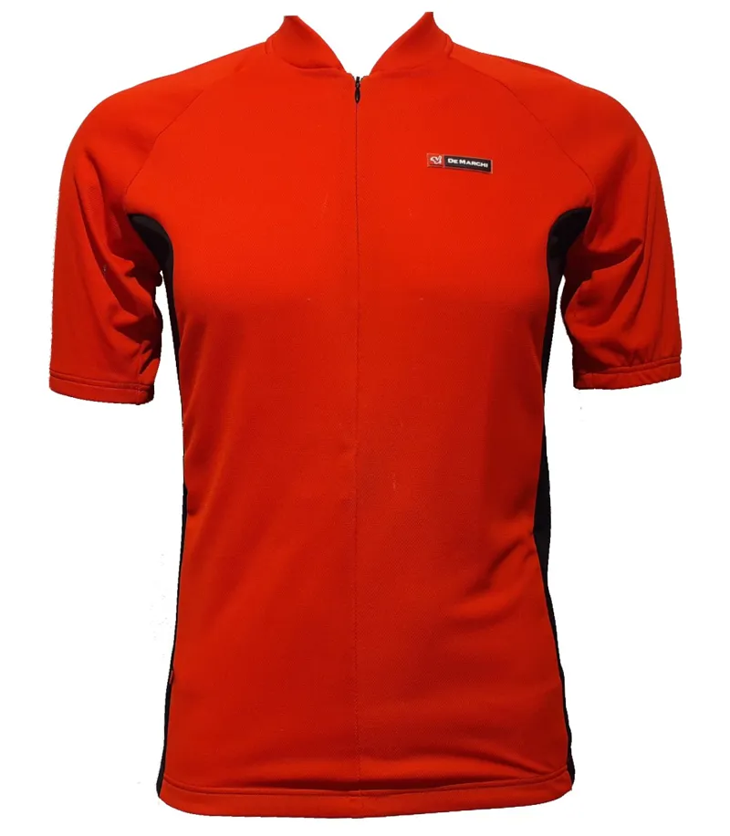 De Marchi Race Short Sleeve Jersey in Red size Medium