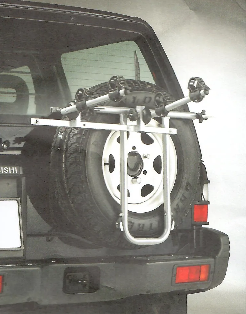 Avenir 4x4 Spare Tyre 2 Bike Car Rack in Grey