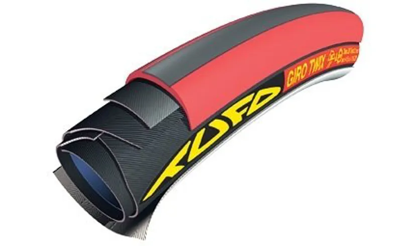 Tufo Giro Twix Tubular Tyre 700 x 21c in Red Black-1