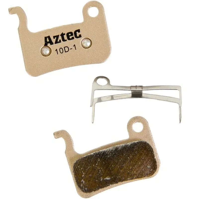 Aztec Shimano M965 XTR/M966 Organic Disc Brake Pads in Gold-2
