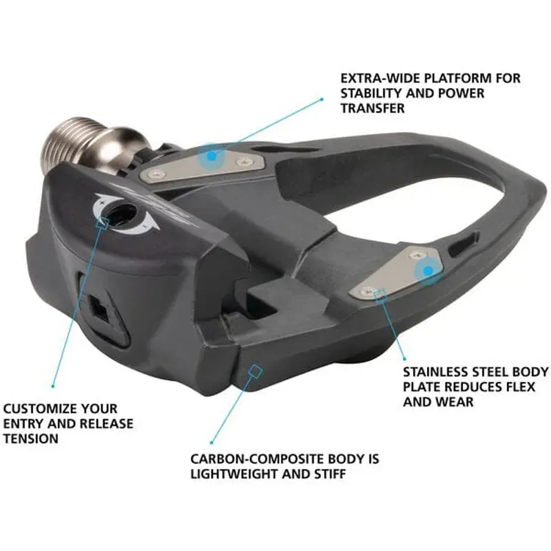 Shimano R7000 105 SPD-SL Carbon Road Pedals-1