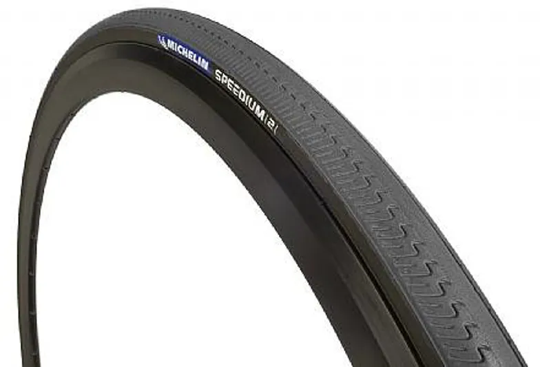 Michelin Speedium 2 Folding 23c Tyre in Black Grey OEM-1