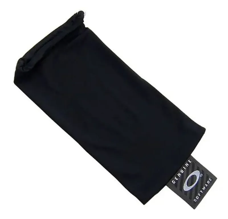 Oakley Microbag Cleaning Pouch with Geunine O Logo in Black 