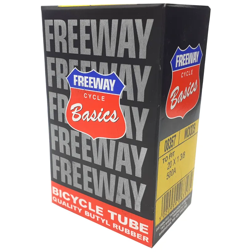 Freeway 20 x 1 3/8 Woods Valve Inner Tube or 500A