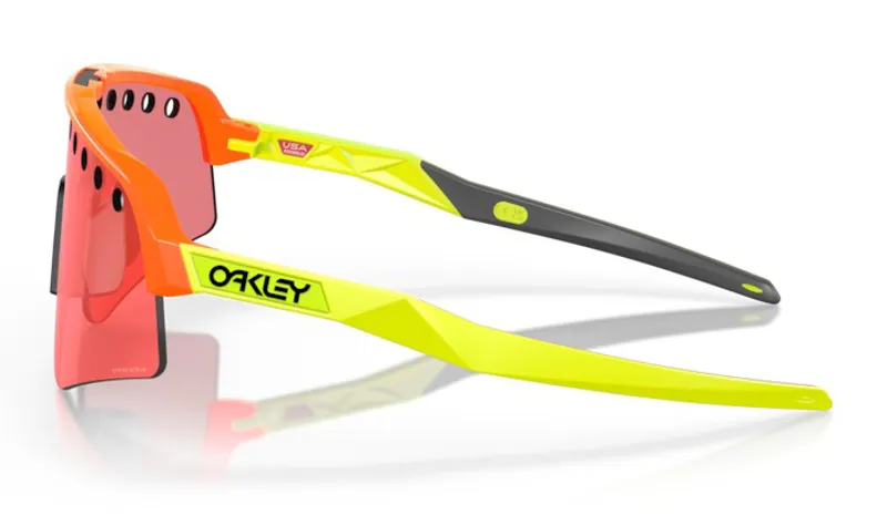 Oakley Sutro Lite Sweep in Orange Yellow with Prizm Trail Torch Vented Lens-1