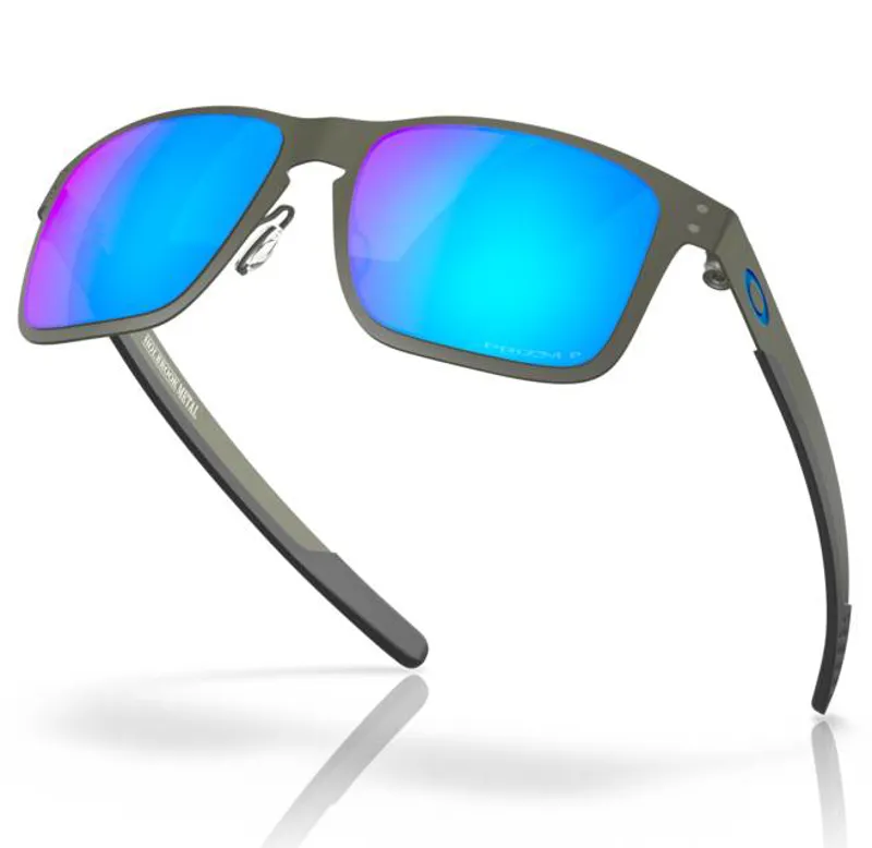 Oakley Holbrook Metal in Matt Gunmetal Frame with Prizm Saphire Polarized Lens-4