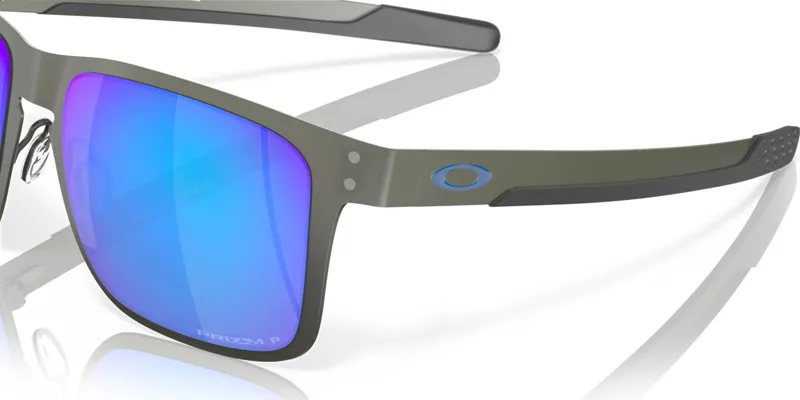 Oakley Holbrook Metal in Matt Gunmetal Frame with Prizm Saphire Polarized Lens-3