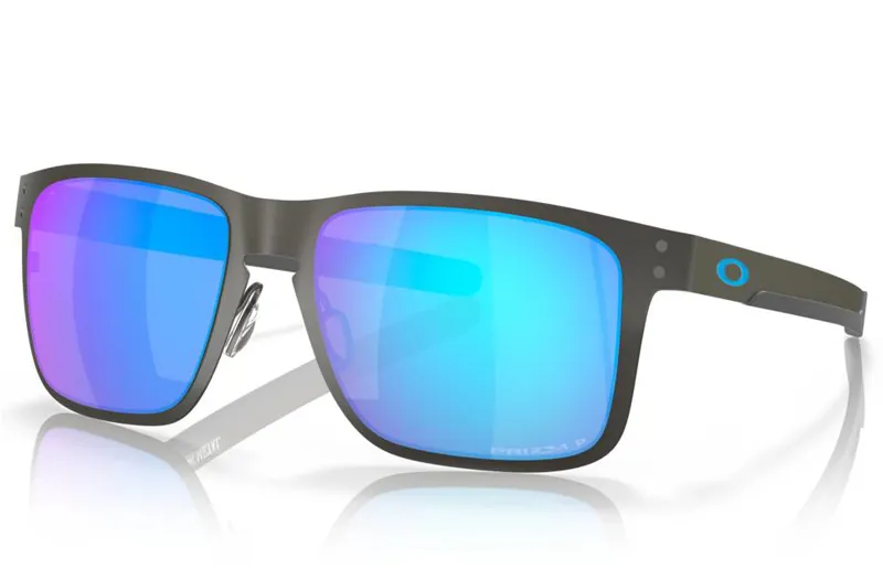 Oakley Holbrook Metal in Matt Gunmetal Frame with Prizm Saphire Polarized Lens