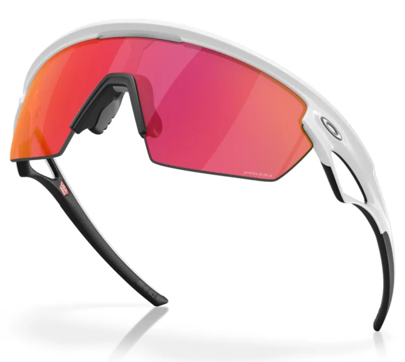 Oakley Sphaera Glasses in Matt White with Prizm Field Lens-1