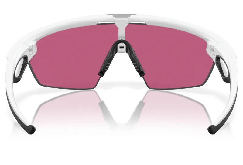 Oakley Sphaera Glasses in Matt White with Prizm Field Lens-3