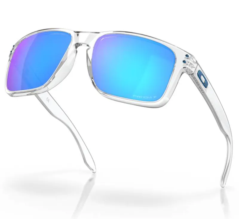 Oakley Holbrook XL in Polished Clear Frame with Prizm Saphire Polarized Lens-4